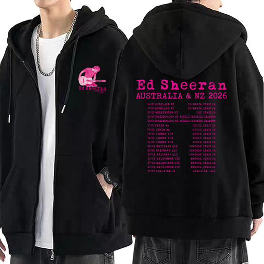 Ed Shee Loop Tour Australia New Zealand 2026 Tour Merch Hoodie