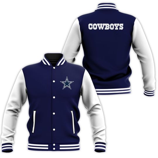 Dallas Cowboys Baseball Jacket