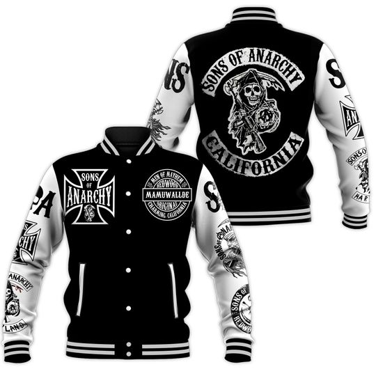 Sons of Anarchy New Baseball Jacket For Fan
