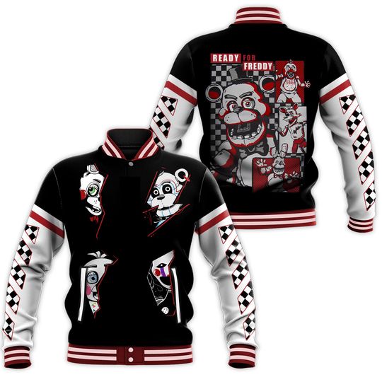 Five Nights At Freddy’s Ready Baseball Jacket