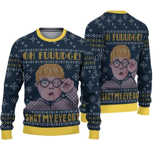 I Shot My Eye Out A Christmas Story Ugly Christmas Sweater