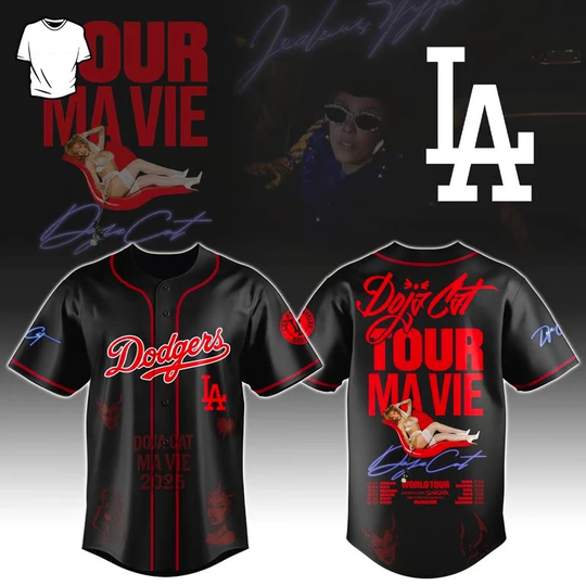 LA Dodgers x Doja Cat Tour 2025 Jersey