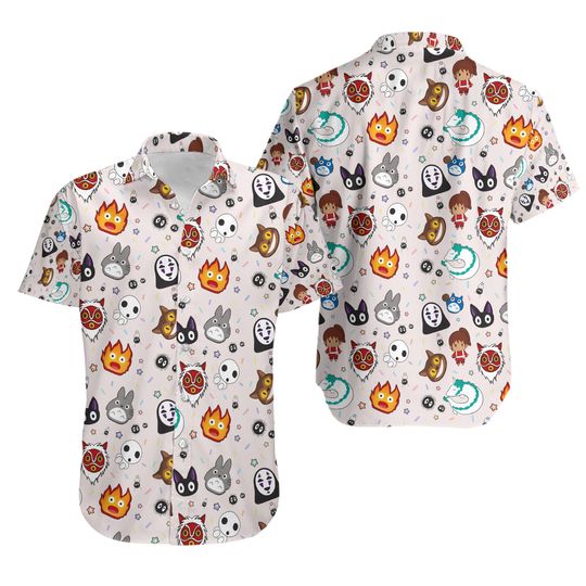 Studio Ghibli Hawaiian Shirt Aloha Shirt