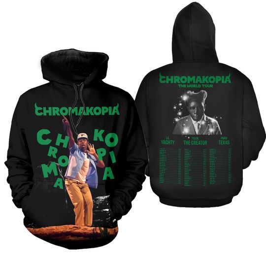 Tyler The Creator Celebration Chromakopia World Tour Hoodie 3D Hoodie