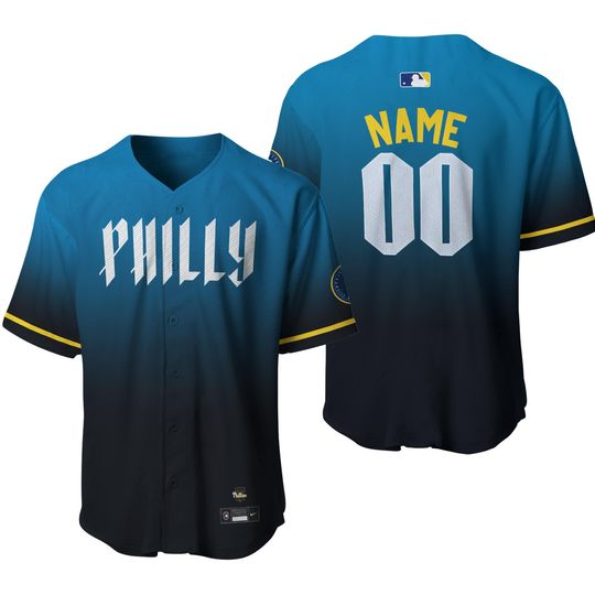 Men's/Youth Phillies Blue City Connect Limited Player Jersey