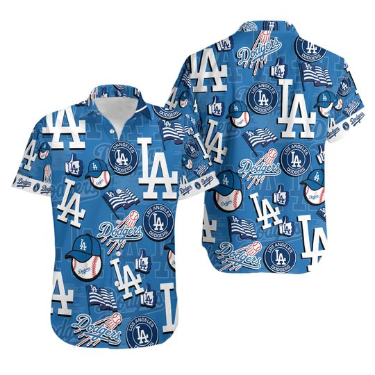 Los Angeles Dodgers Hawaiian Shirt
