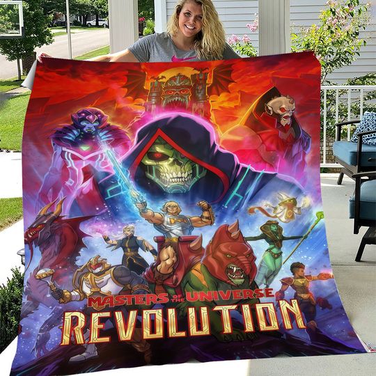 He Man Blanket Flannel Soft Sofa Bed Throw for Sofa Couch Birthday Gift
