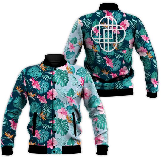 Zoey's Tropical Baseball Jacket, Huntrix Youth Baseball Jacket, Kpop Demon Hunters Varsity Baseball Jacket, Kpop Movie Outfits