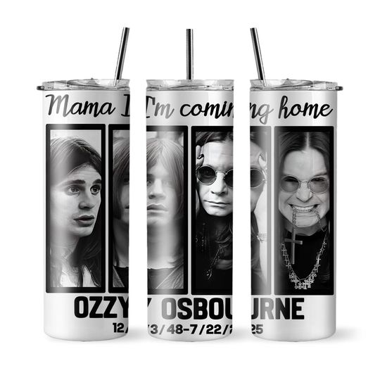 Ozzy Osbourne tumbler, ozzy osbourne memory, Gift for Fan