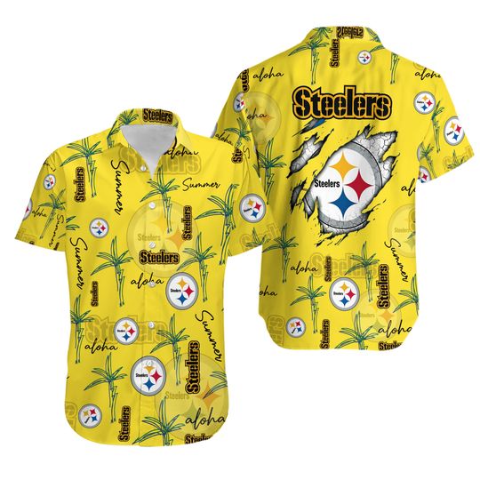 Pittsburgh Steeler Hawaiian Shirt