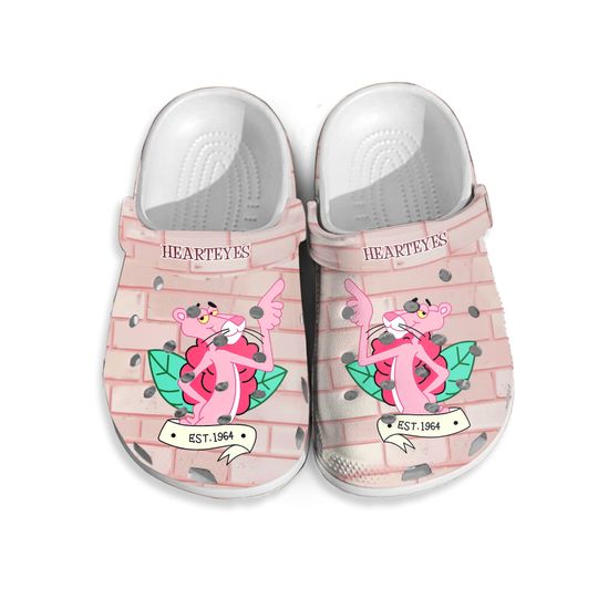 Personalized Pink Panther Clog Shoes