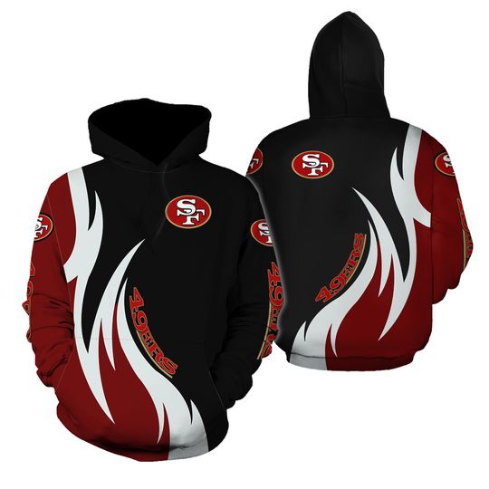 San Francisco Football Team 49erss 3D Hoodie