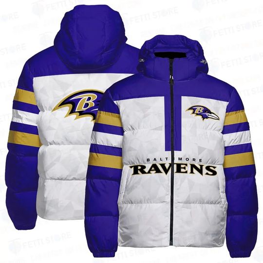 Baltimore Ravens Unisex Puffer Jacket Down Jacket