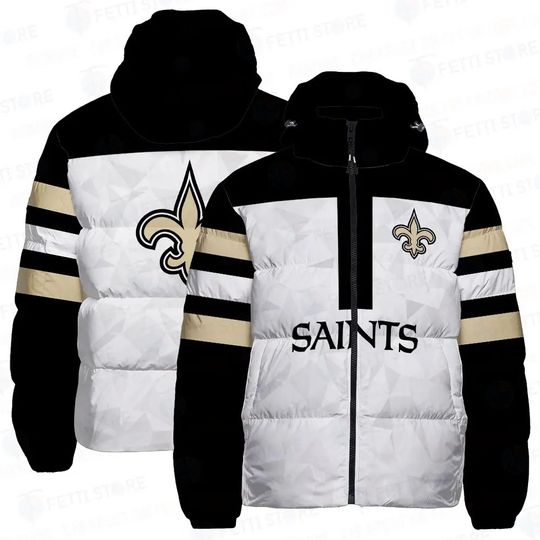 New Orleans Saints Unisex Puffer Jacket Down Jacket