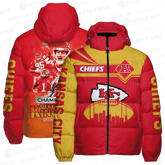 Kansas City Chiefs National Football League Pattern Down Jacket