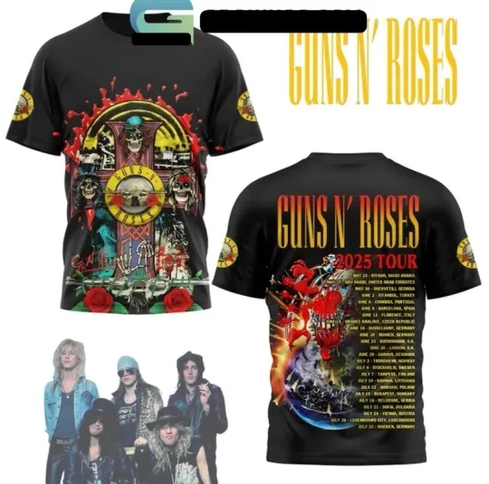 Discover Rose 2025 Tour The Schedule For Fan 3D T-Shirt GLC067711
