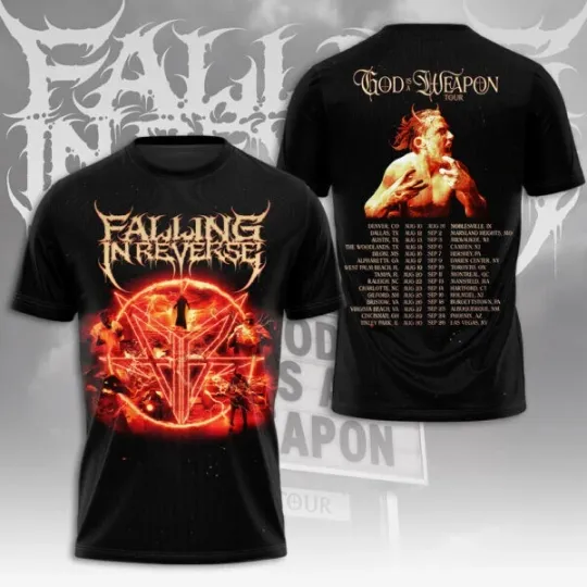 Falling In Reverse Band Tour 3D Shirt