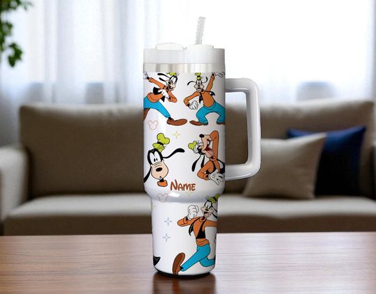 Discover Custom Disney Friends Goofy 40oz Tumbler with Handle
