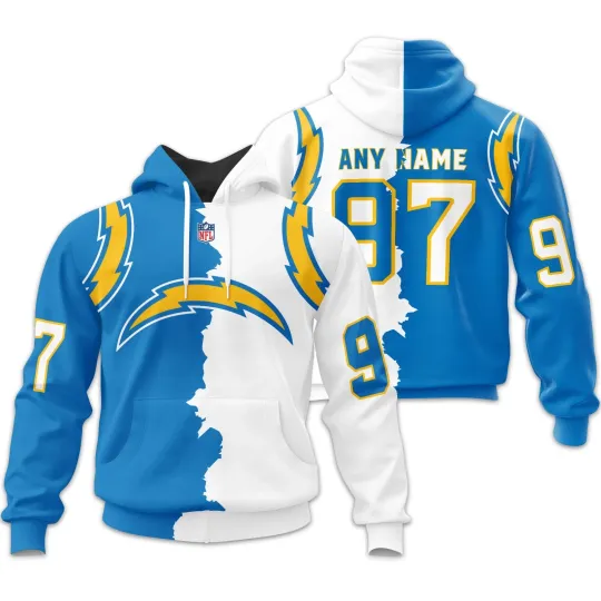 Discover Los Angeles Football Team Chargerss 3D Hoodie, Unisex Adults