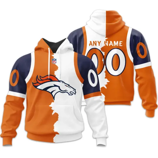 Discover Denver Football Team Broncoss 3D Hoodie, Unisex Adults S-5XL