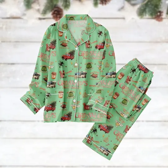 Discover Griswold's Family Christmas Pajamas Set, National Lampoon Vacation Women Pajamas