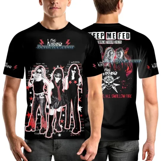Discover The warning 3D Shirt, The warning Tour 2025 T-shirt Full Size S-5XL For All