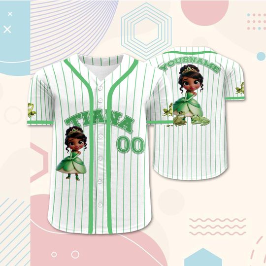 Discover Personalized Tiana Baseball Shirt for Kids & Adults