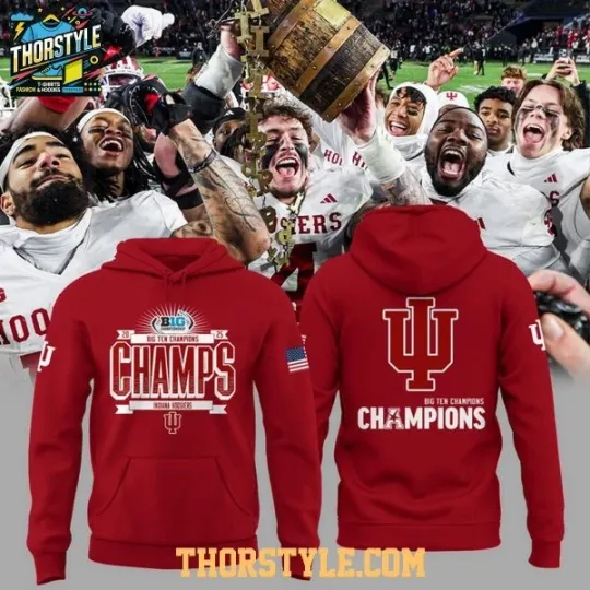 Discover 2025 Indiana Hoosiers Inspired We Are Champions 3D Fan Hoodie