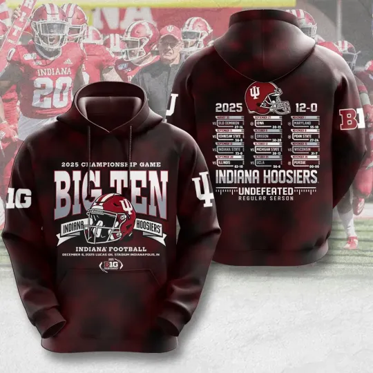 Discover Indiana  Football 3D Apparel