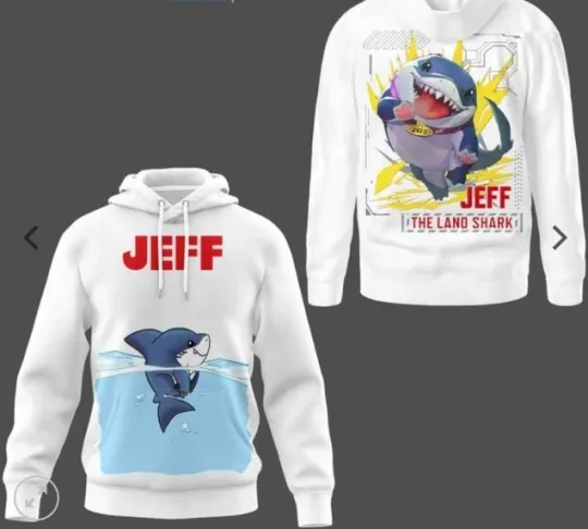 Jeff The Land Shark Holidays Hoodie 3D All over print