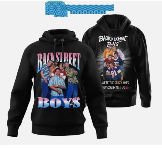 Discover Backstreet Boys We Are The Crazy Ones Hoodie  3D