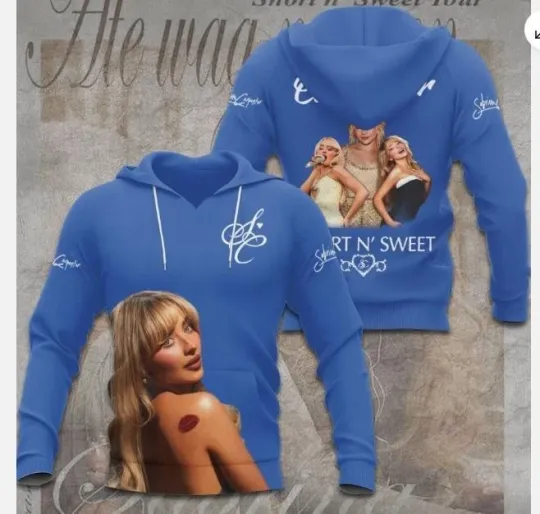 Discover for fan Sabrina Carpenter 3D Hoodie 3d - all printed  hot 2025