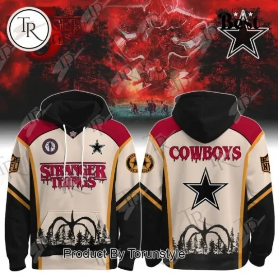 Cowboys X Stranger Things Season Five 2025 Hoodie