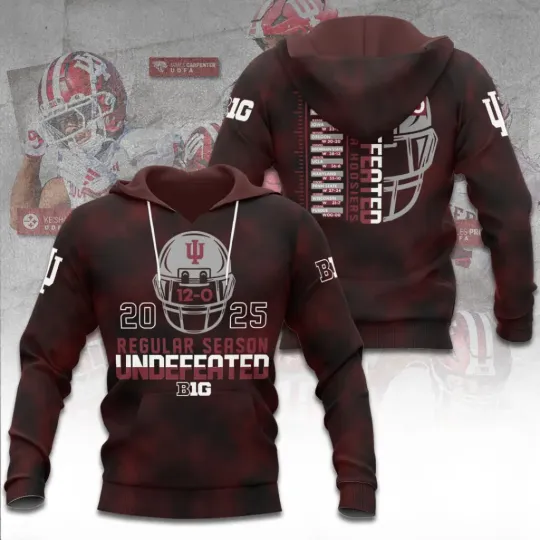 Discover Indiana  Football 3D Apparel