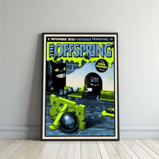 Discover The Offspring Frankfurt DE November 2 2025 Concert Poster