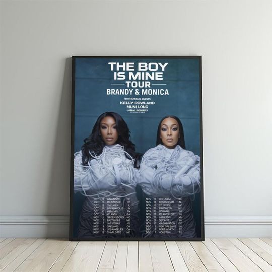 Discover Brandy & Monica Denise 2025 The Boy Is Mine Tour Poster