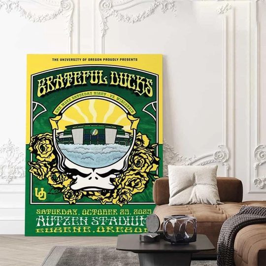 University of Oreg ducks x Grateful Dead Vertical Poster