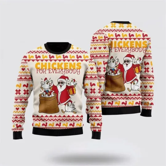 Discover Farmers Sweater - Christmas Crewneck Sweater - 3D Print Ugly Sweatshirt