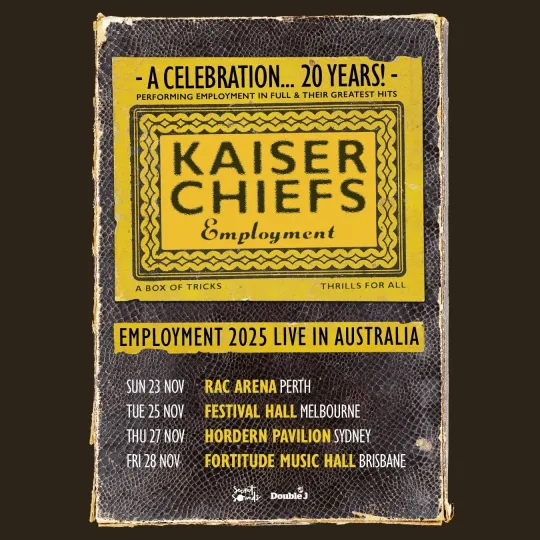 Discover Kaiser Chiefs Employment 2025 Album Poster Vertical Poster for Home & Living