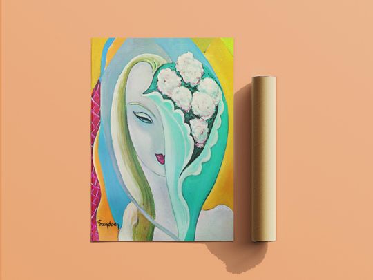 Discover Derek and the Dominos Poster | Layla and Other Assorted Love Songs Poster | Rock Music Poster | Album Cover Poster | Music Poster Gift