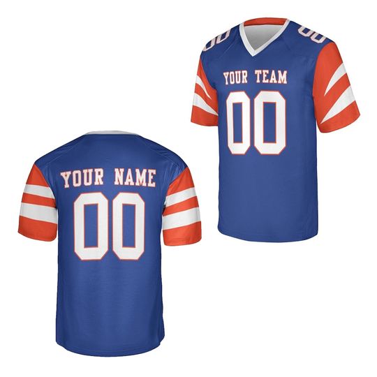 Discover Personalized Game Day Football Jersey, Custom Team Uniform, American Football Shirt