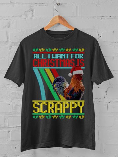 Scrappy Ugly Christmas T Shirt, Arc Raiders Scrappy T-Shirt