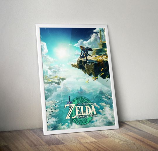 The Legend of Zelda Tears of the Kingdom Premium Matte Vertical Poster | Video Game Poster | Gaming Decor