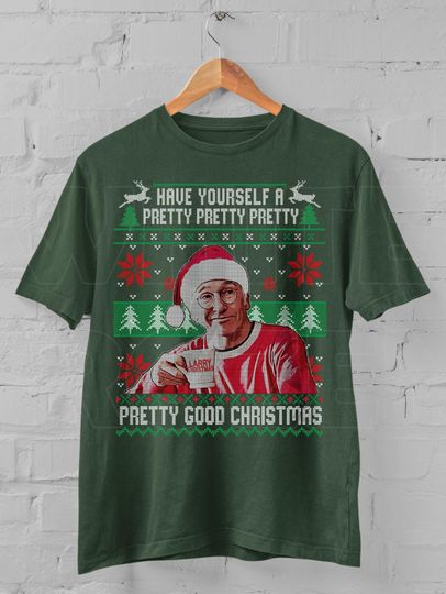 Discover Larry David Christmas T-Shirt: Pretty Good Holiday Tee