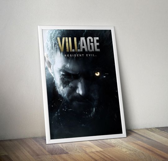 Resident Evil Village Poster | Video Game Wall Decor | Gaming Poster | Gamer Gift | Premium Matte Vertical Print