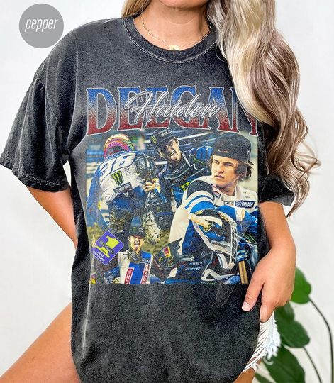 Discover Haiden Deegan Vintage Graphic Tee: Unisex Motocross Shirt