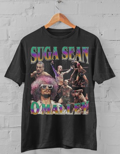 Discover Vintage 90s Sean O'Malley Graphic Tee: Bootleg Style Sport Shirt