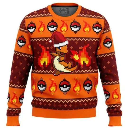 Charmander Ugly Sweater Party ugly sweater ideas Ugly Christmas Sweater