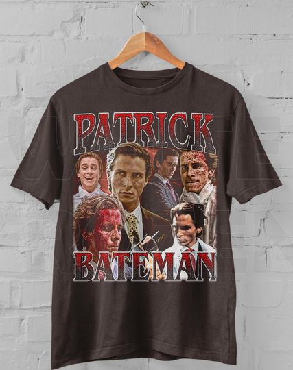 Discover Vintage Style Patrick Bateman T-Shirt: American Psycho 90s Movie Tee