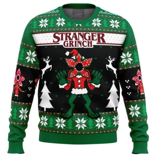 Demogorgon Stranger funny character Stranger Things Ugly Sweater Party ugly sweater ideas